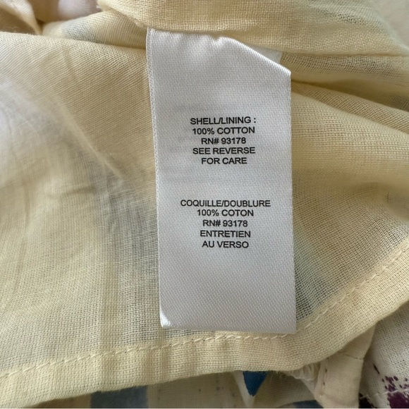 T Tahari Tiered Sleeveless Multicolor Print Maxi Dress Size Medium Pockets - Picture 9 of 10